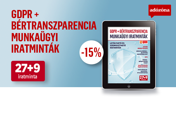 GDPR + bértranszparencia – iratminták